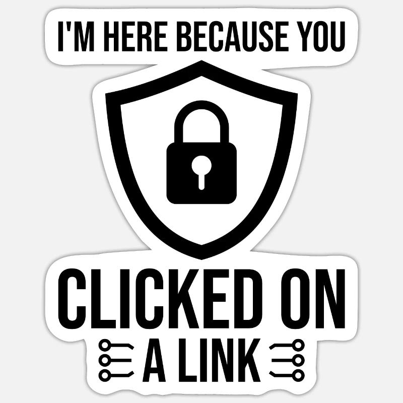 Cybersecurity Computersicherheit Cybersecurity Sticker Größe S (10 x 10 cm)