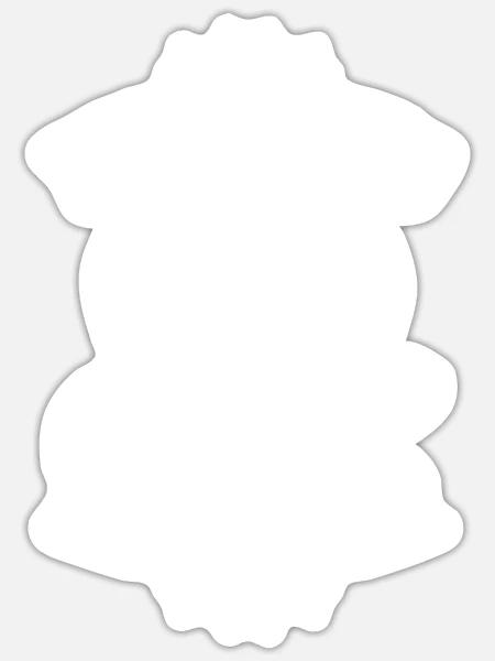Zwei Nieren zu haben ist so letztes Jahr - Niere - Sticker Größe S (10 x 10 cm) - Mattweiß