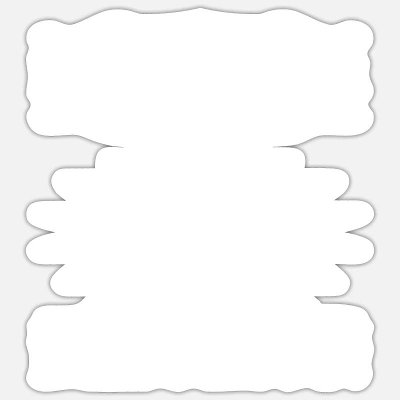 Angling - Sticker size S (10 x 10 cm) - white matte