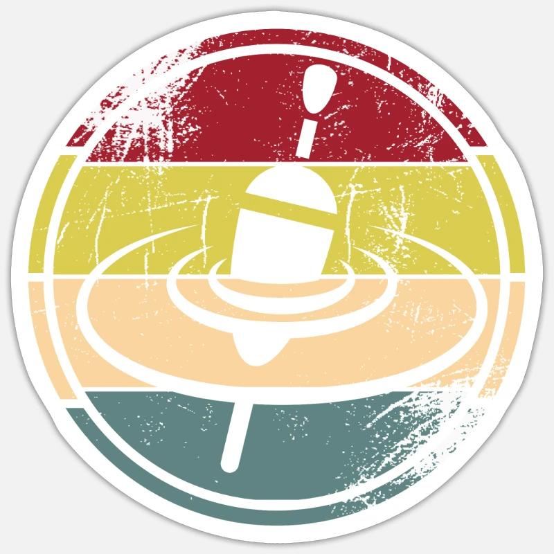 Angling Sticker size S (10 x 10 cm)