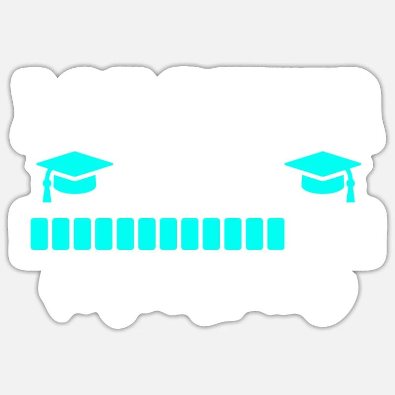 Master 2023 Master - Sticker taille S (10 x 10 cm) - blanc mat