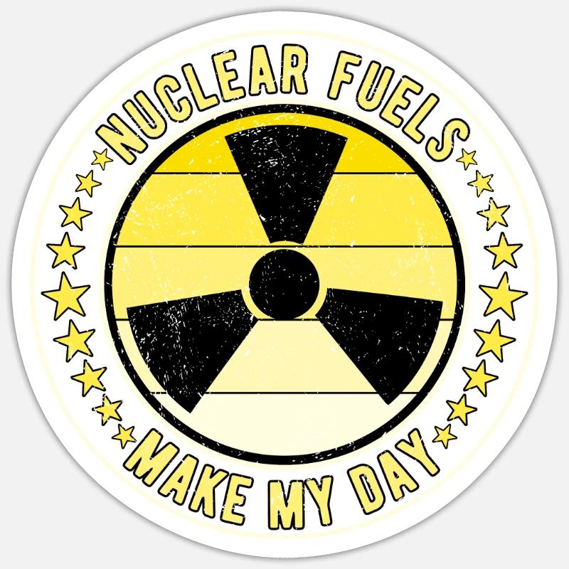 Nuclear Engineer Nuclear Technician Sticker size S (10 x 10 cm)