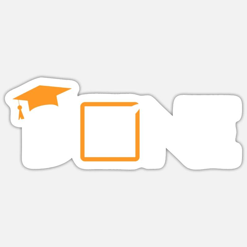 Master Thesis DONE Master Degree Sticker size S (10 x 10 cm)