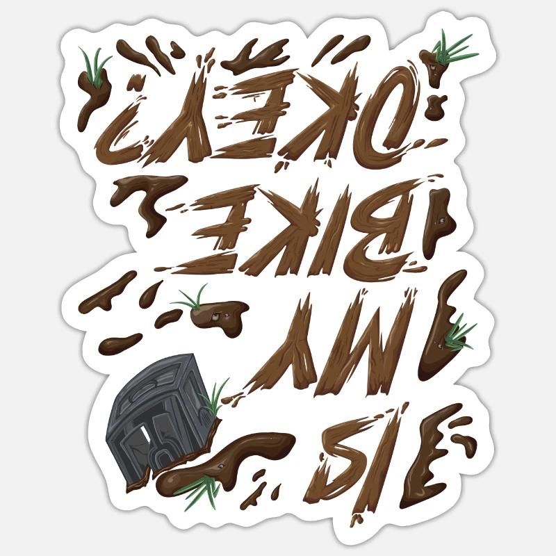 Unnamed Project 43 - Sticker size S (10 x 10 cm) - white matte