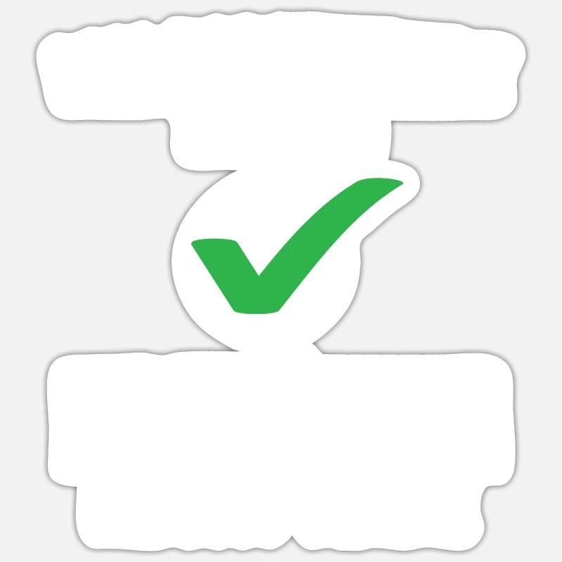 ich Diskutiere nicht Sticker Größe S (10 x 10 cm)