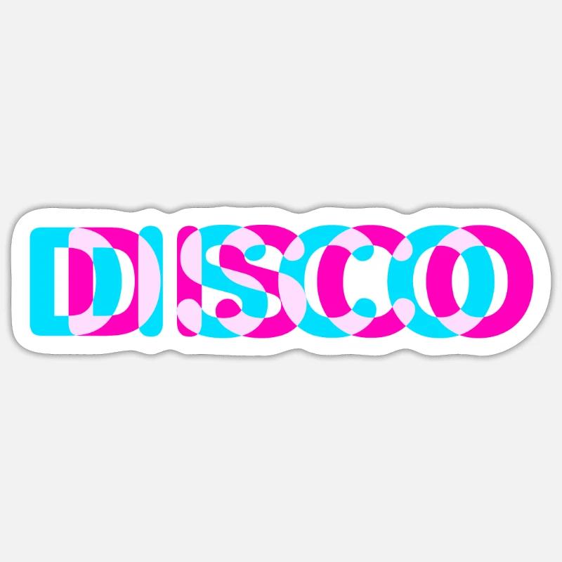 Scheibe - Sticker Größe S (10 x 10 cm) - Mattweiß