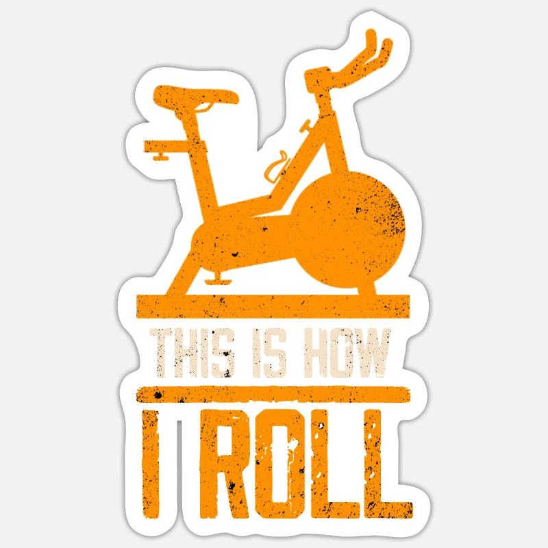 C’est comme ça que je roule Sticker taille S (10 x 10 cm)