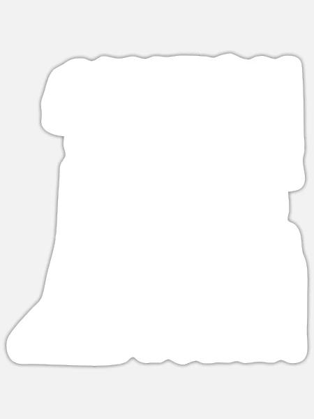 Ölfeld Bohrinsel Witzig - Sticker Größe S (10 x 10 cm) - Mattweiß