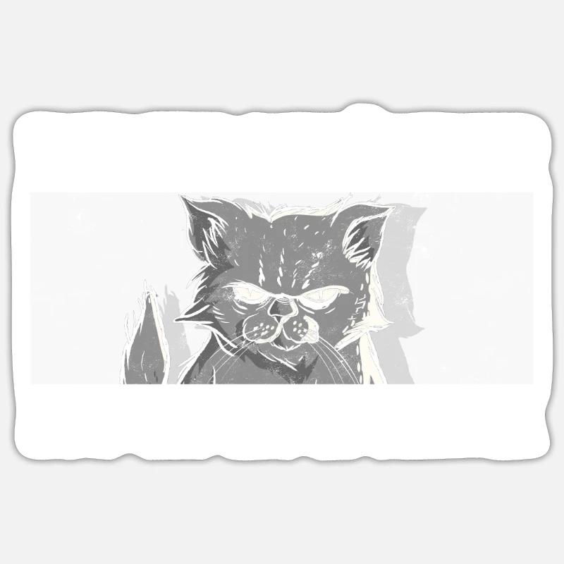 Schrodinger's cat Alive Dead quantum physics Sticker size S (10 x 10 cm)