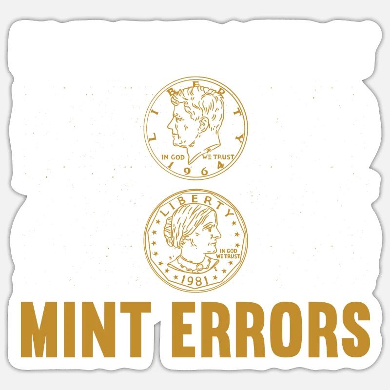 Easily Distracted By Mint Errors Sticker size S (10 x 10 cm)