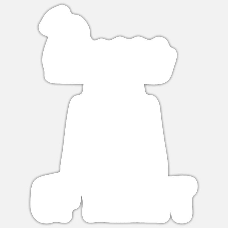 Secondhandladen Secondhand Öko Hipster Gebraucht Sticker Größe S (10 x 10 cm)