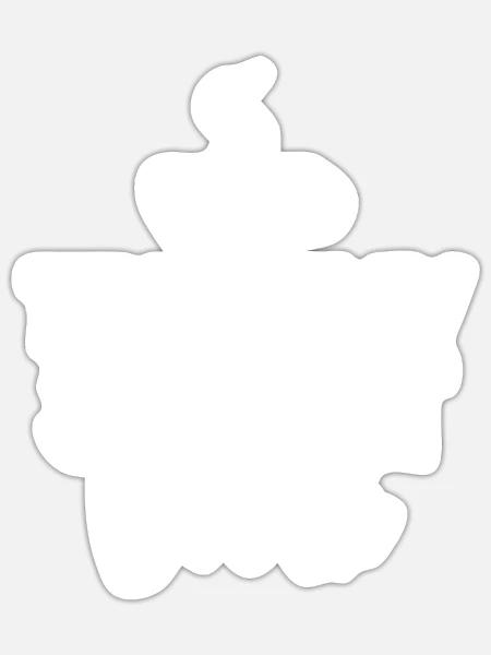 Teeliebhaber Geschenke - Sticker Größe S (10 x 10 cm) - Mattweiß