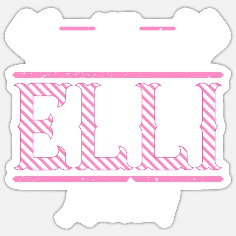 Elli Geschenkidee Geschenk Geburtstag Sticker Größe S (10 x 10 cm)