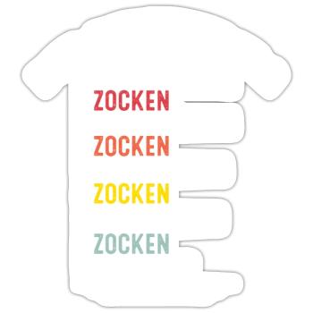 Funny Gamer Gaming Clothing Gift Der Perfekte Tag - Sticker Größe S (10 x 10 cm) - Mattweiß - Vorne