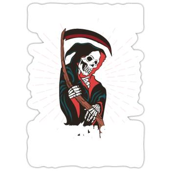 Wollte Etwas Mit Den Menschen Machen - Sticker Größe S (10 x 10 cm) - Mattweiß - Vorne