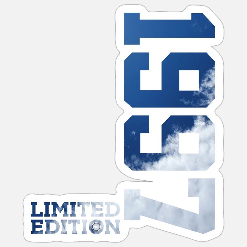 ÉDITION LIMITÉE 29E ANNIVERSAIRE 1997 - Sticker taille S (10 x 10 cm) - blanc mat