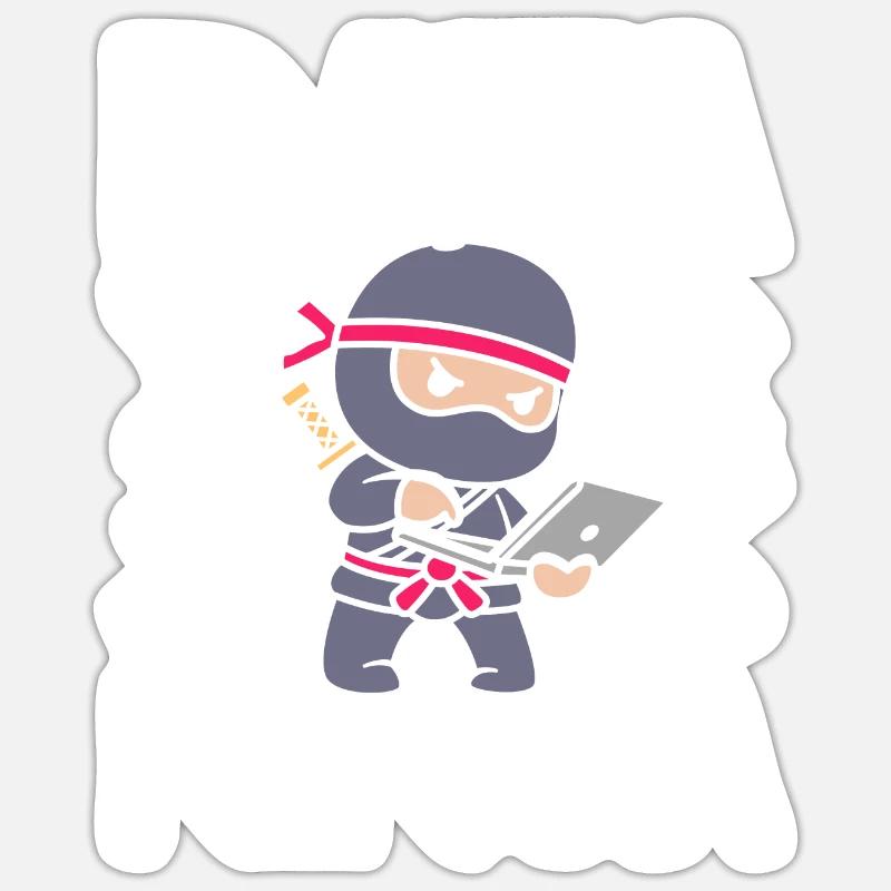Data Ninja Data Whisperer Data Scientist Sticker size S (10 x 10 cm)