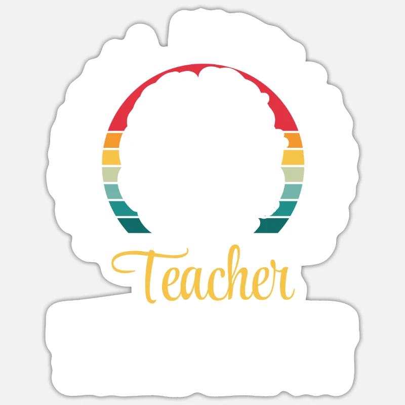 Artificial Intelligence Teacher Sticker Größe S (10 x 10 cm)