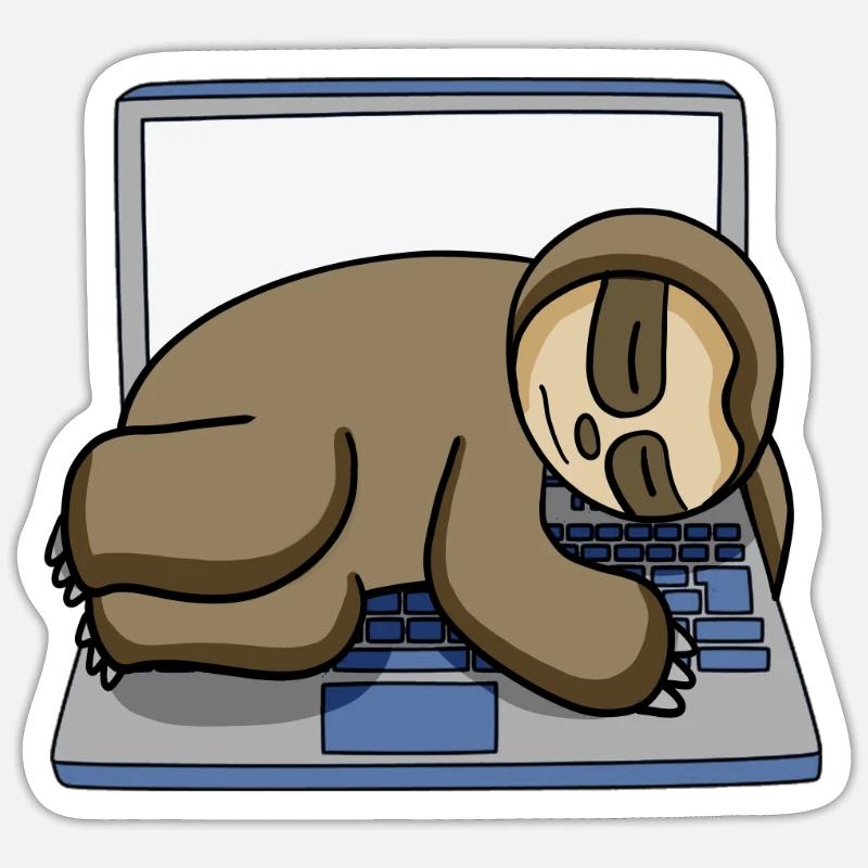 Computer Nerd Programmierer Geschenk Sticker Größe S (10 x 10 cm)