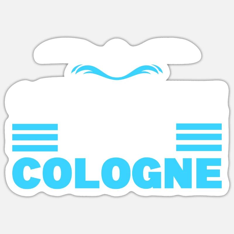 Nageur sauveteur | Le chlore est mon eau de Cologne Sticker taille S (10 x 10 cm)