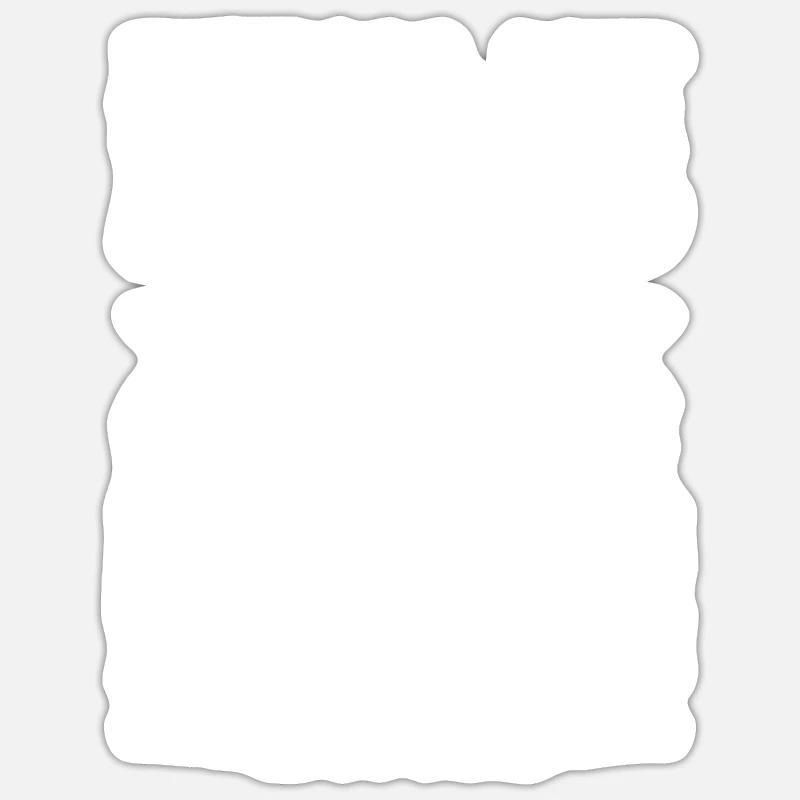 Einmal Mit Profis War Früher - Sticker Größe S (10 x 10 cm) - Mattweiß