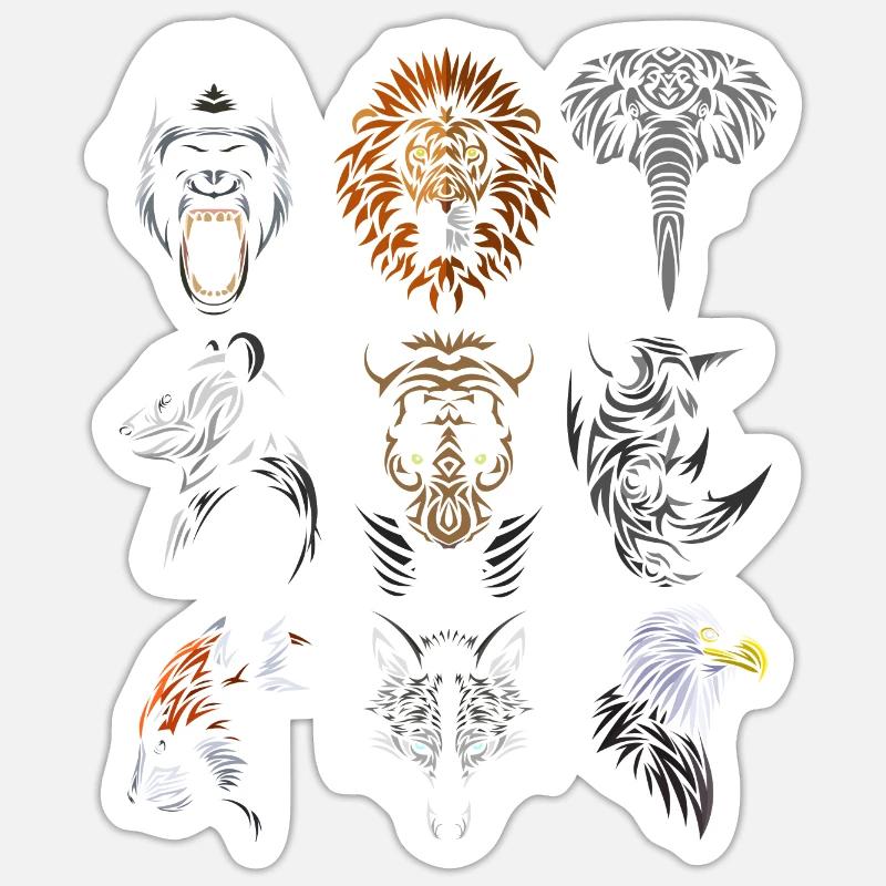Sticker taille S (10 x 10 cm) - 