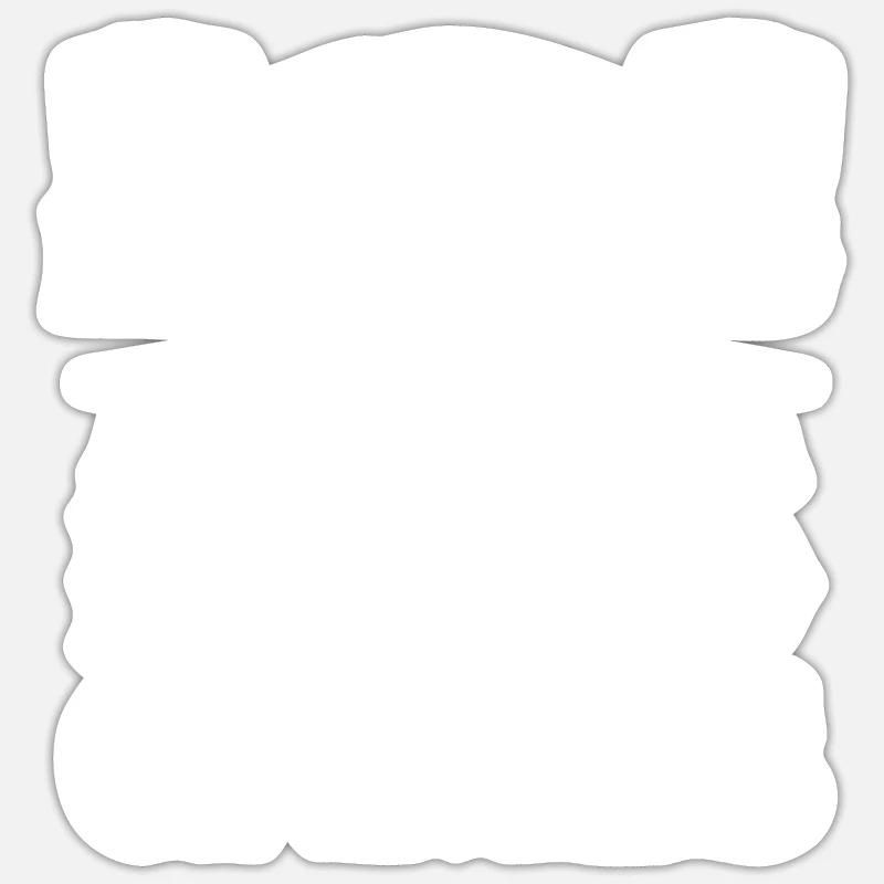 Ein Introvertierter diskutiert über Brettspiele Sticker Größe S (10 x 10 cm)