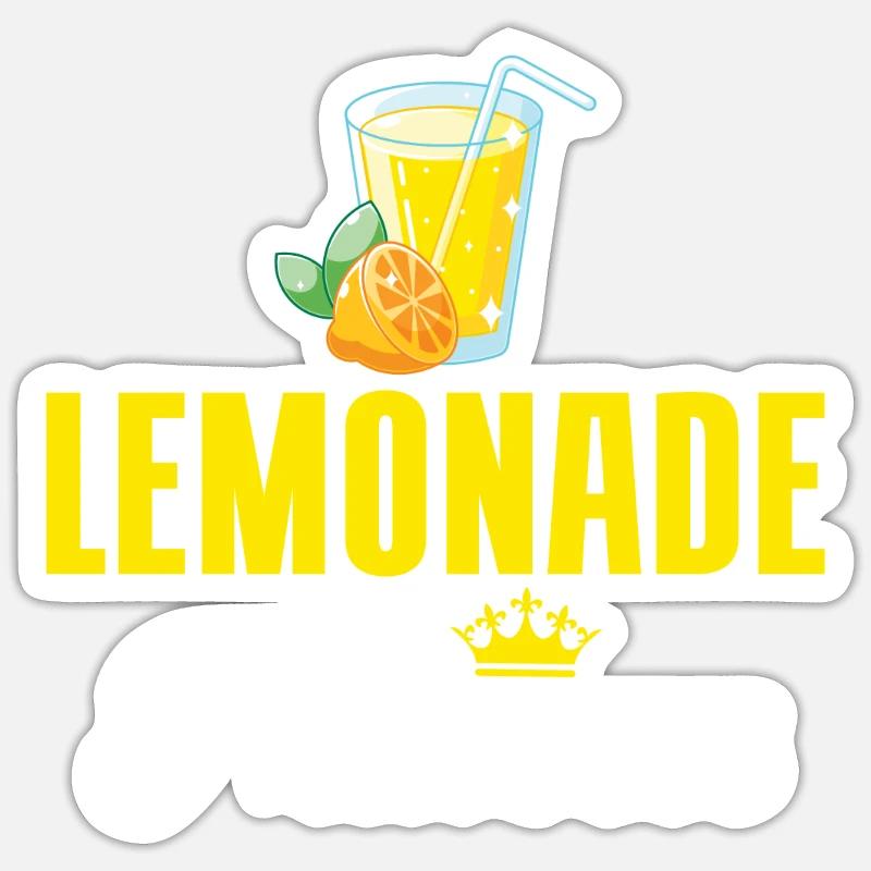 Idées cadeaux de limonade - Sticker taille S (10 x 10 cm) - blanc mat