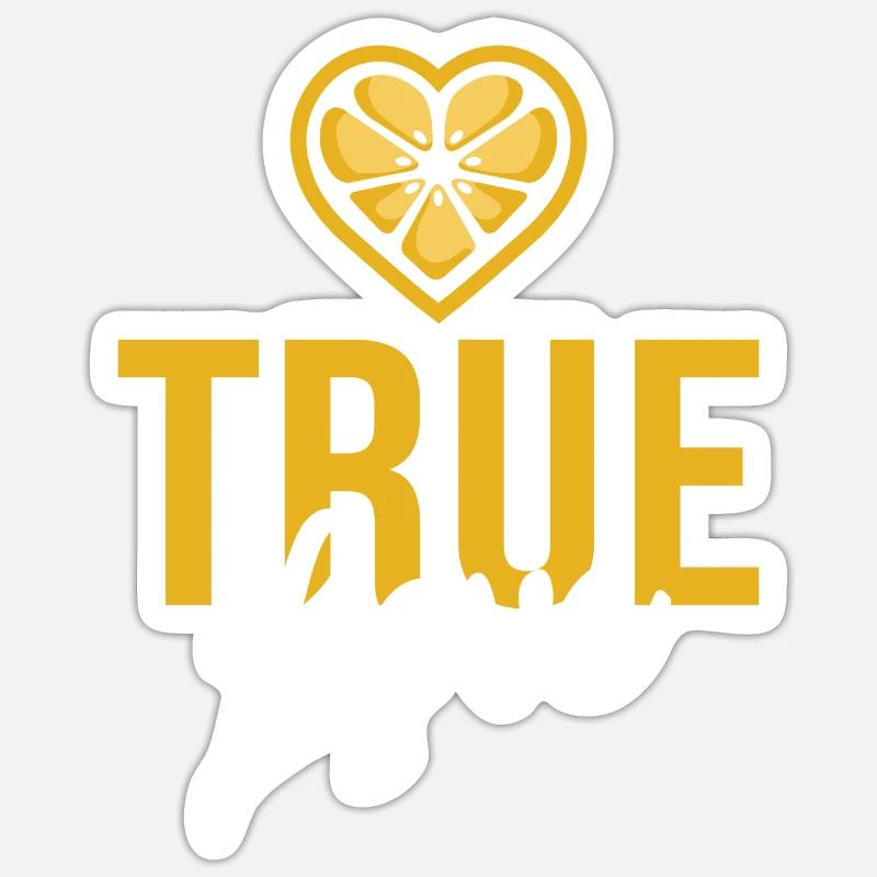 Limonade Geschenkideen - Sticker Größe S (10 x 10 cm) - Mattweiß
