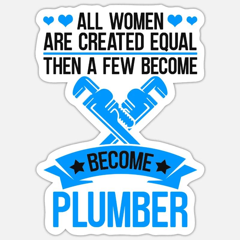 Pipe installation Pipe installer pipes Sticker size S (10 x 10 cm)