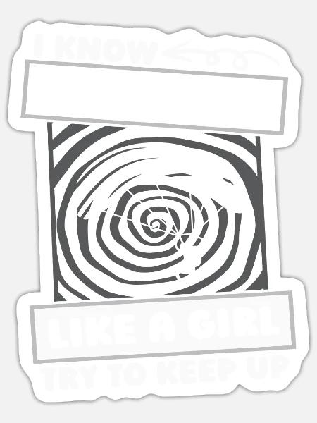Paragleiter Paragleiten Mädchen - Sticker Größe S (10 x 10 cm) - Mattweiß