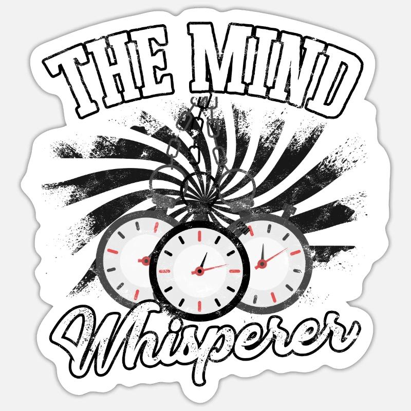 hypnotic hypnotize hypnotist Sticker size S (10 x 10 cm)