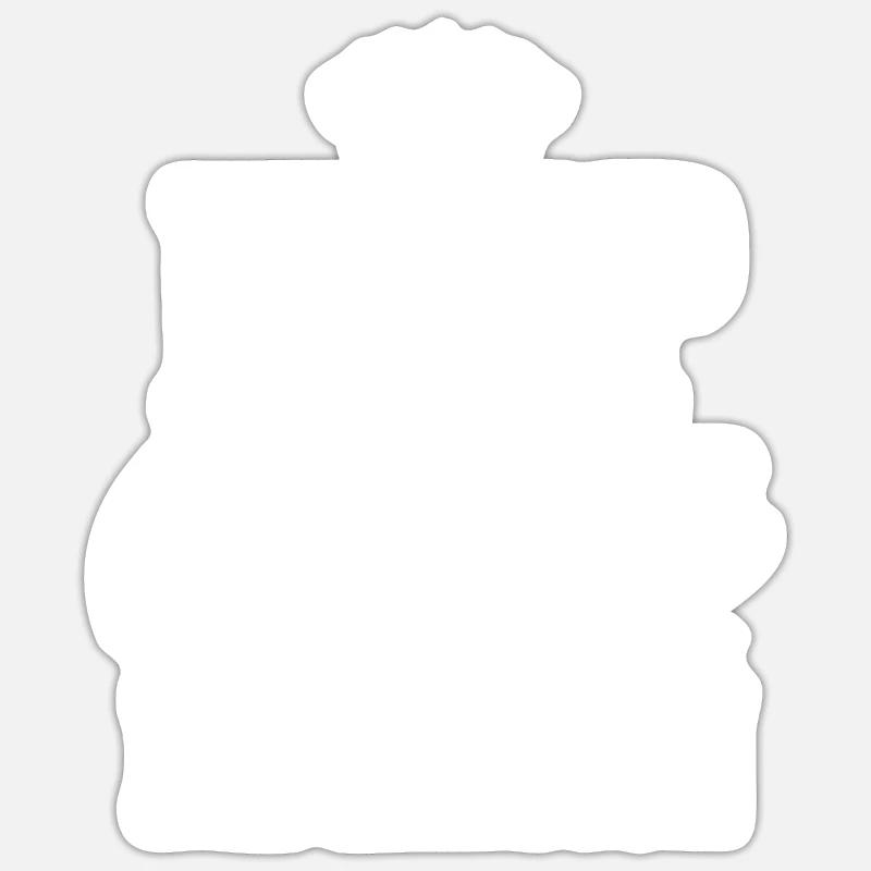 depression depressive sad gift idea unfortunate Sticker size S (10 x 10 cm)