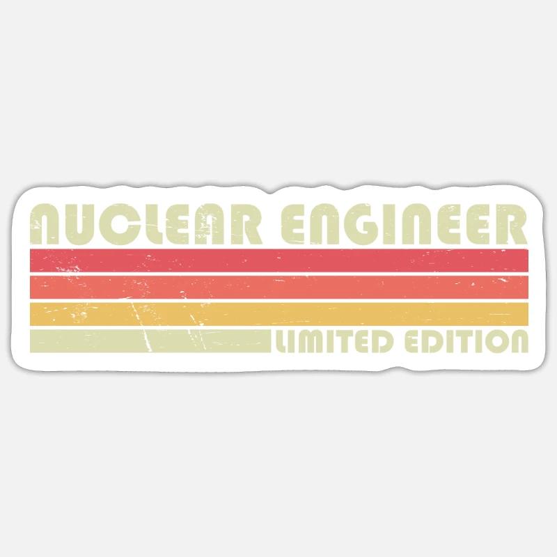 Nuclear Technology Professional Design for Sticker size S (10 x 10 cm)