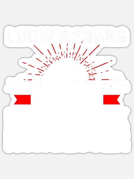 Ludwigsburg Ist Wie New York Nur Besser - Sticker Größe S (10 x 10 cm) - Mattweiß