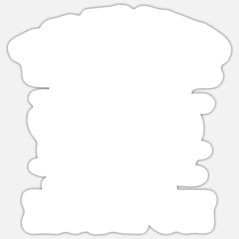 Car Painter Sprayer Paints - Sticker size S (10 x 10 cm) - white matte