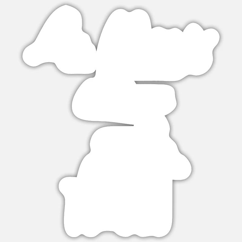 Le boss c'est moi Sticker taille S (10 x 10 cm)