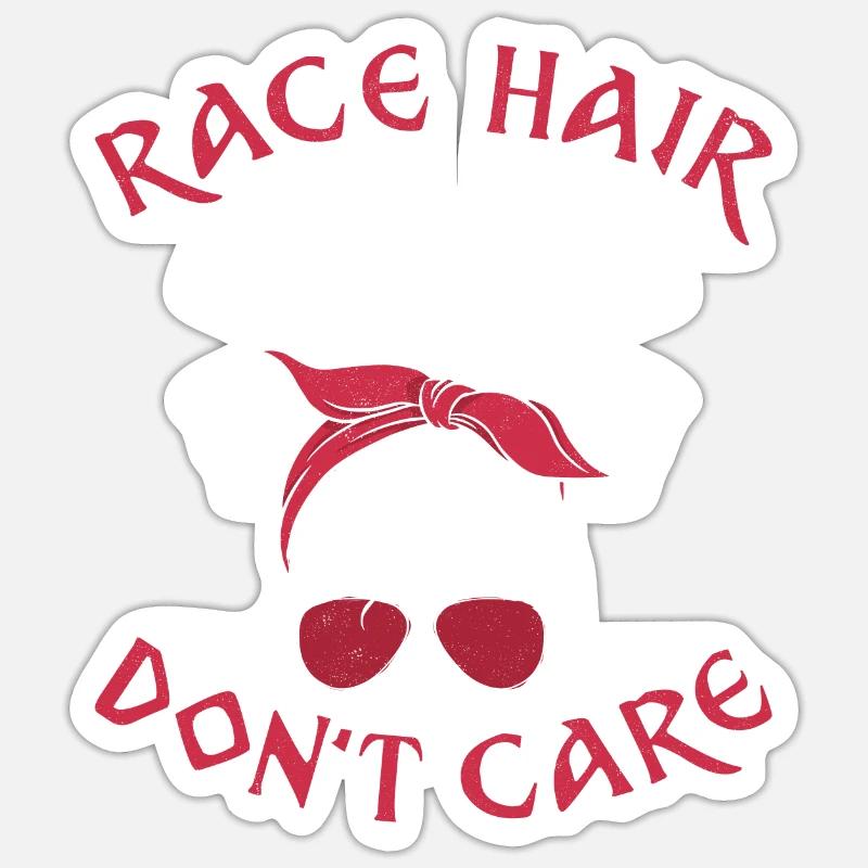 Course de dragster Course de voitures Course de filles Sticker taille S (10 x 10 cm)