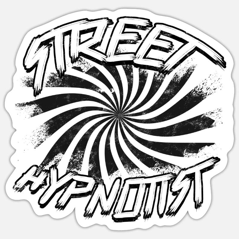 hypnotic hypnotize hypnotist Sticker size S (10 x 10 cm)