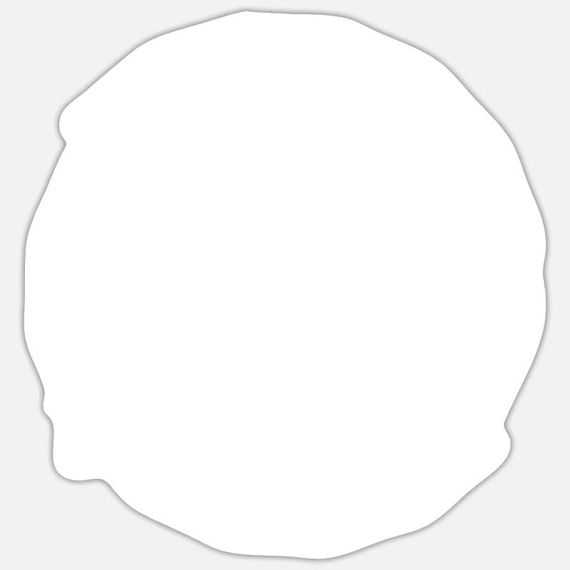 hypnotic hypnotize hypnotist - Sticker size S (10 x 10 cm) - white matte