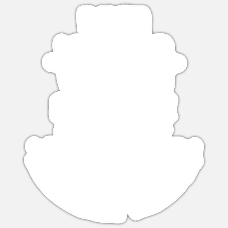 Wikinger Geschenk Spruch Nordmann Sticker Größe S (10 x 10 cm)