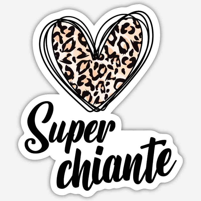 Super chiante - Sticker taille S (10 x 10 cm) - blanc mat