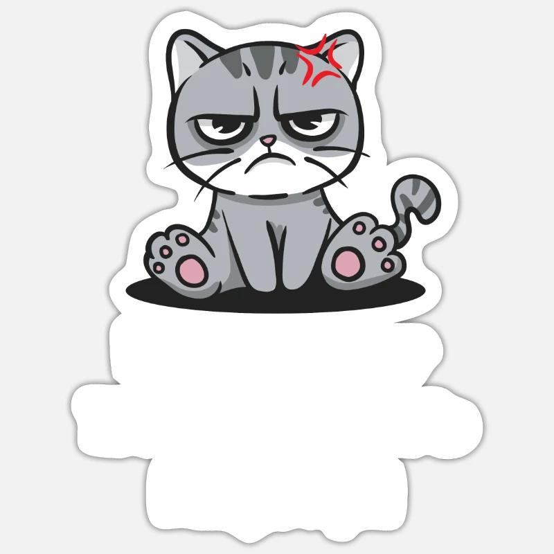 I admire your commitment funny sarcastic Sticker size S (10 x 10 cm)