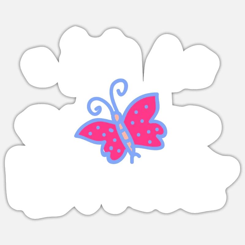 C’est un flutteryby Sticker taille S (10 x 10 cm)