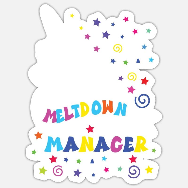 Babysitter - Sticker Größe S (10 x 10 cm) - Mattweiß