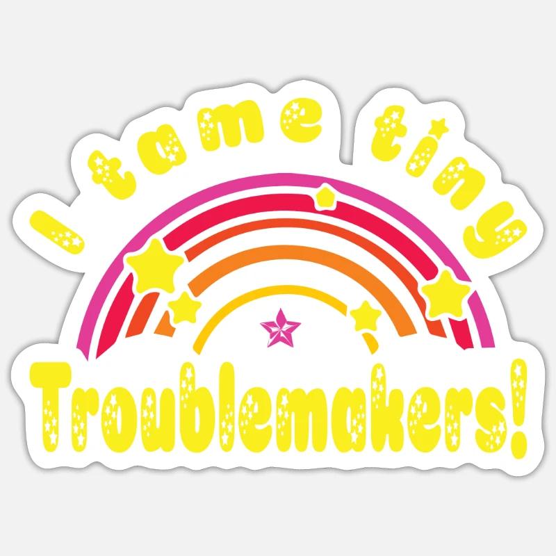 Kindergarten - Sticker size S (10 x 10 cm) - white matte