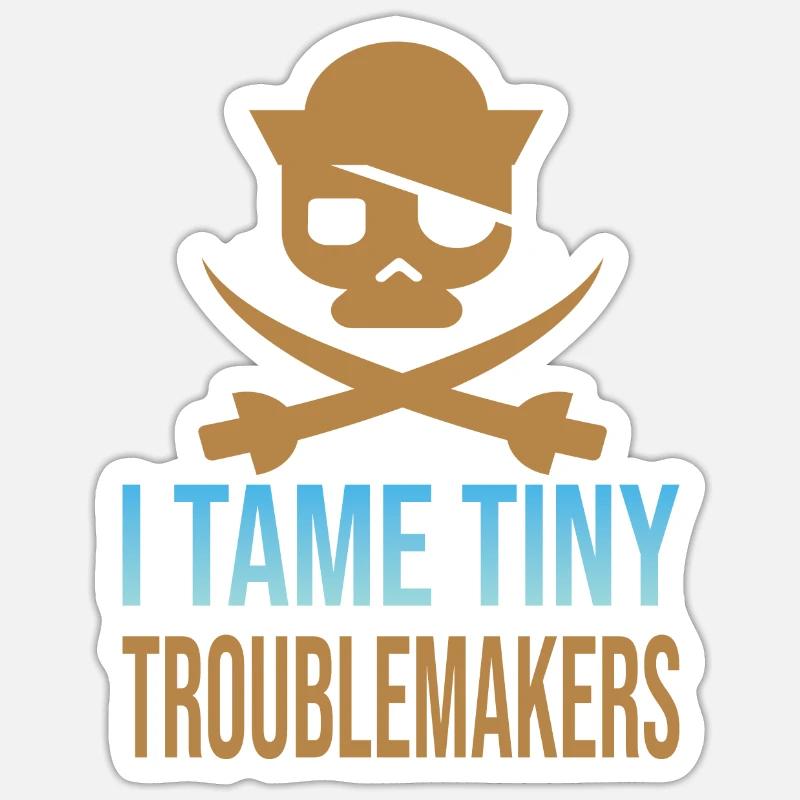 Kindergarten - Sticker size S (10 x 10 cm) - white matte