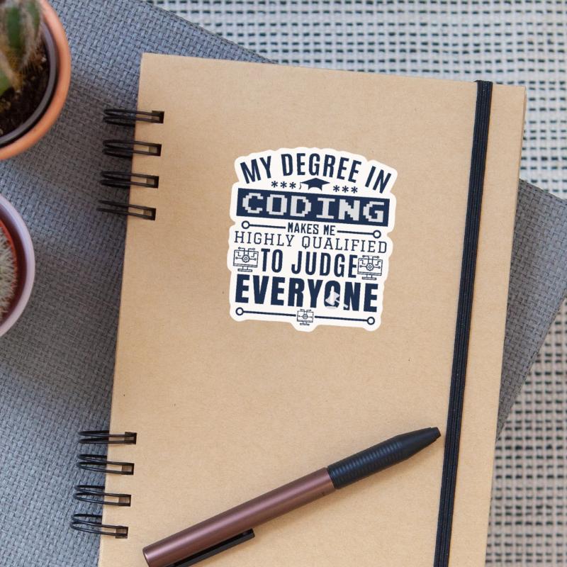 Coder | Programmer | Software Developer Sticker size S (10 x 10 cm)