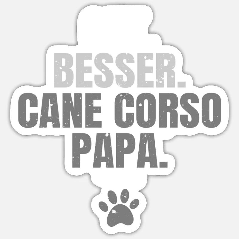 Cane Corso Sticker Größe S (10 x 10 cm)