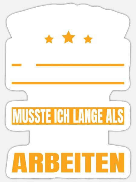 Endlich Rente 2023 Ruhestand Beruf Ärztin - Sticker Größe S (10 x 10 cm) - Mattweiß